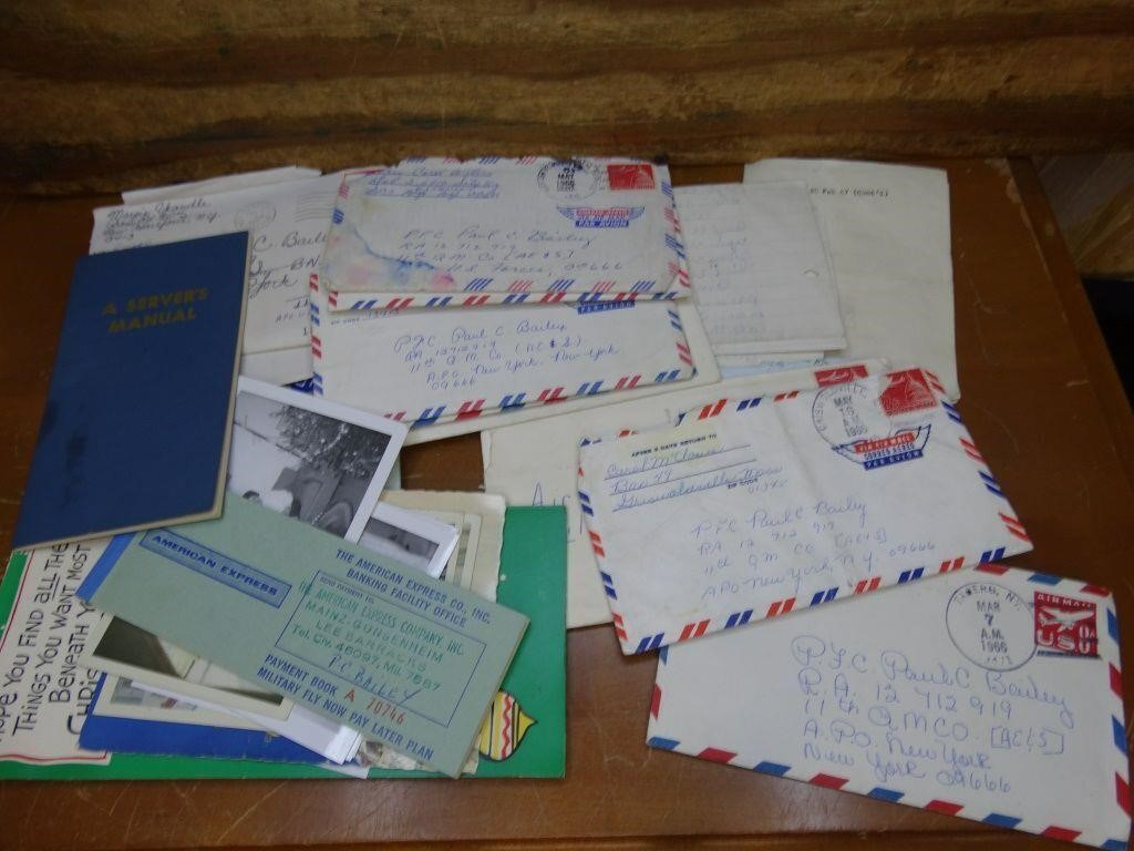 1960's Vietnam Era Letters From Airman to His Girl