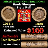 Small Cent Mixed Roll Orig Brandt McDonalds Wrappe