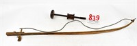 Bow drill with bow
