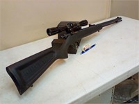 Knight in-line muzzle loader with scope