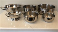 Stainless Nesting Bowls Strainers