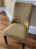 Chair, gold cloth