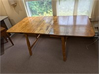 dropleaf table with leaf 37"by24" open 72"