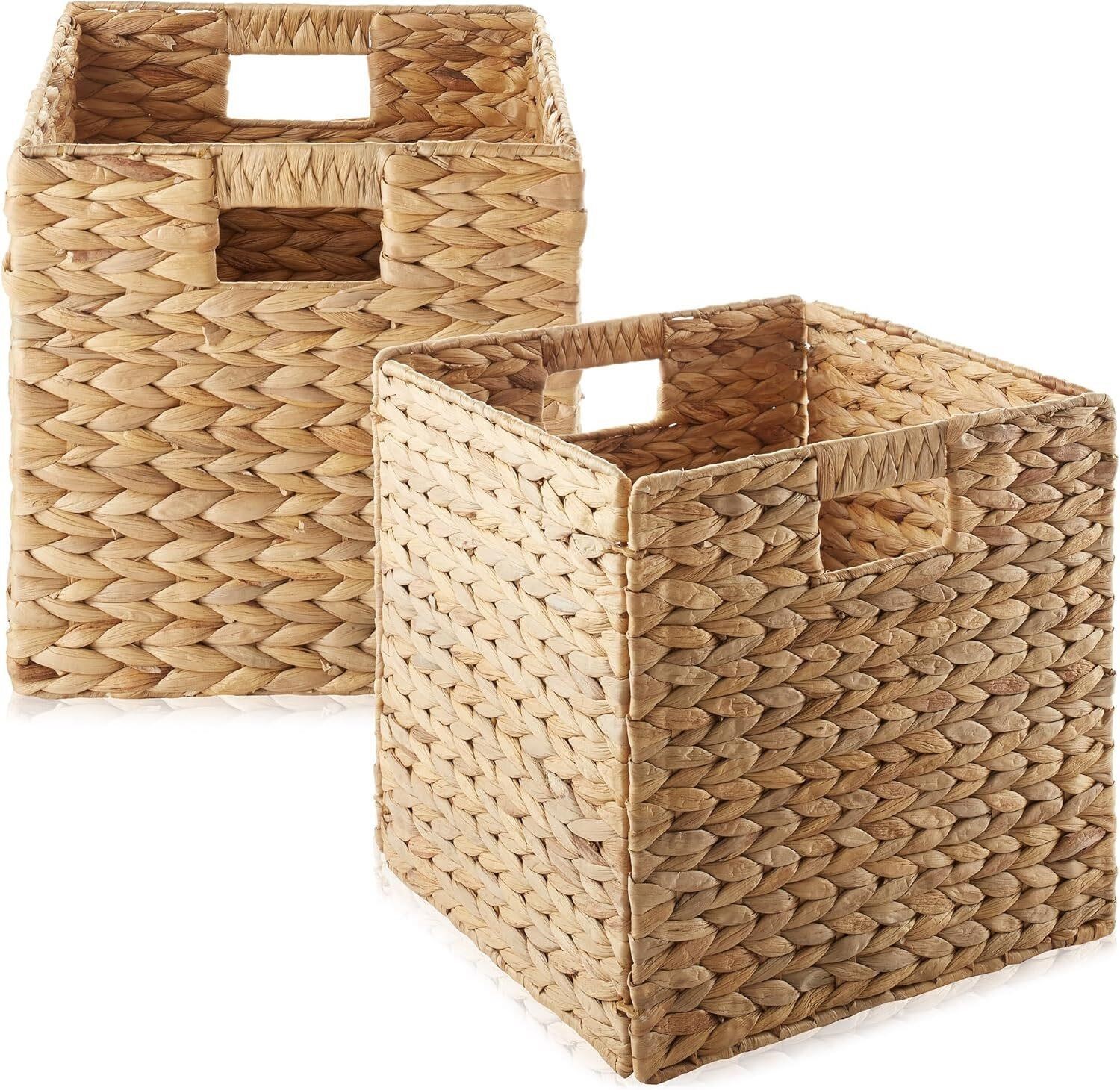 Casafield 12x12 Hyacinth Baskets  2-Pack