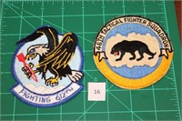 Fighting 612th; 46th TFS Yellow (2 Patches) USAF M