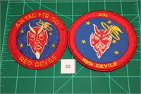 431st TFS; 431 Red Devils (TFTS) (2 Patches) 
ERA: