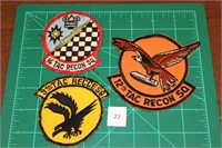 9th TRS; 16th TRS; 12th TRS 1970s USAF Patches