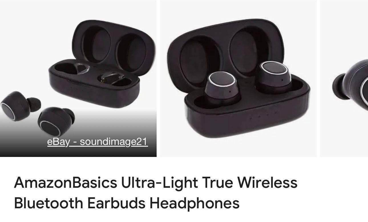 AmazonBasics Bluetooth Earbuds Headphones