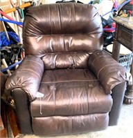 Brown Leather Rocker Recliner