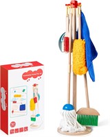 Wooden Kids Cleaning Set for Toddlers