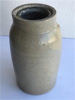 Antique Salt Glazed Wax Seal Storage Jar