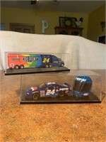 NASCAR Jeff Gordon Model Car and Semi Trailer NIB
