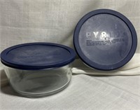Set of Pyrex 1.75 QT Storage Bowls & Lids