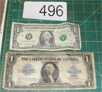 Large One Dollar Bill 1923