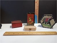 4 Assorted Trinket Boxes