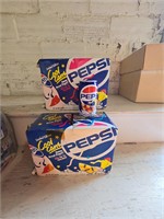 Pepsi cool cans two empty can 12 packs