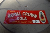 Metal Royal Crown Cola Sign