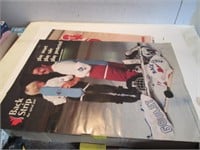 SIGNED HOCKEY POSTERS: MICHEL GOULET, PETR KLIMA