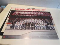 GROUP OF NHL TEAM POSTERS: TML, RED WINGS