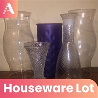Lot of Glassware/Vases