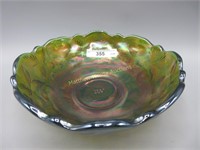 Camb. 6.5" green Inverted Strawberry round bowl