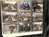 HARLEY TRADING CARD ALBUM & CARDS