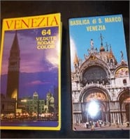 2 Vintage Venezia Postcard Booklets
