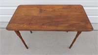 "Clipper" Antique Wood Sewing Table
