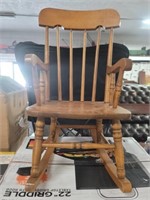 19th Cent. Rocking Wood Chair