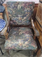 Fabric sitting chair