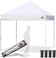 Eurmax 10x10ft Patio Canopy Tent  White