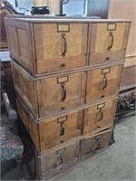 Heavy duty - wooden document storage boxes