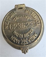 Vintage brass Neptune Meter Co new York Meter