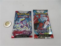 2 pack neufs de cartes Pokémon