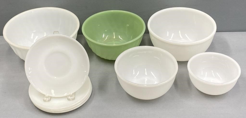 Fire King Plate & Bowls Lot Collection