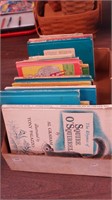 Box of children's books including Dr. Seuss