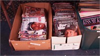 Two large boxes of Sports Illustrated magazines,