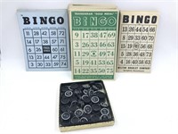 Vintage Bingo cards & Bingo markers
