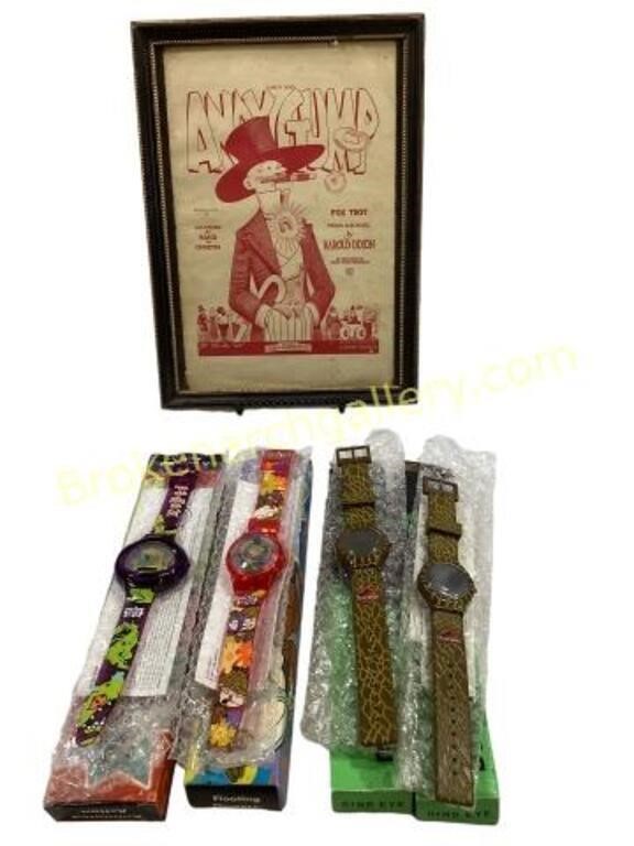 Collector Fun  Watches, Vintage Sheet Music