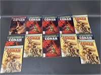 12 vintage Savage Sword of Conan comic books -