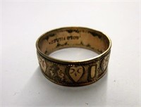 Very Early Gold Filled Gents Ring