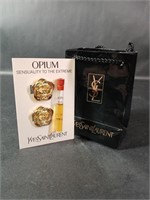 Yves Saint Laurent Opium Sample, Rose Earrings