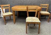 Heywood-Wakefield Table and Three Chairs