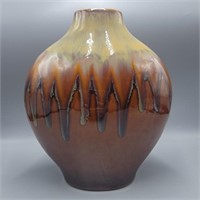 11" Modern Drip Glaze Vase