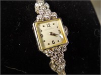 14kt Art Deco Gerard Perregaux Diamond Watch