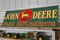 JOHN DEERE D/S METAL SIGN