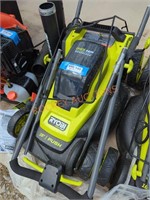 Ryobi 18V 16" Lawn Mower: No battery or charger.