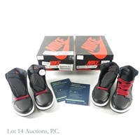 2020 Air Jordan 1 Black Satin (Size 8.5) (COA) (2)