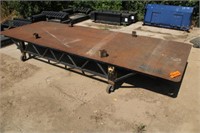 Rolling 5'x14' Steel Chassis/Roll Cage Jig