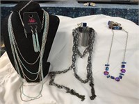 Lot of 3 Matching Necklaces and Earrings